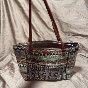 Sakroots peace coated canvas  Geometric Tote Bag